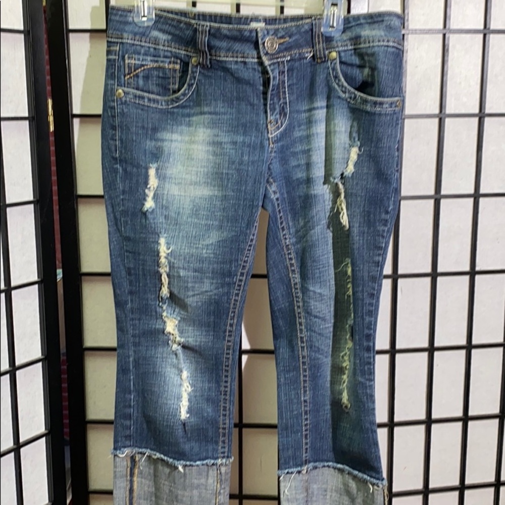 H2j Distressed Jeans Size 13/14 Never Worn